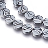 Non-magnetic Synthetic Hematite Bead Strands G-I208-11-A-2