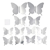 3D PLastic Mirror Wall Stickers DIY-F077-02A-1