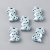Cat Silicone Beads SIL-WH0002-86C-1