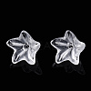 Transparent Glass Beads Caps GLAA-A011-09D-3