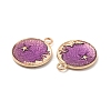 Alloy Enamel Pendants ENAM-N054-008C-G-3