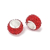 Alloy Rhinestone Clay Pave Beads ALRI-D300-03S-04-2
