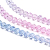 Transparent Painted Glass Beads Strands DGLA-A034-T3mm-A08-4