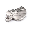 Non-Tarnish 304 Stainless Steel Pendants STAS-O145-35P-3