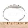 Saint Benedict Religion 304 Stainless Steel Cuff Bangles for Women LS-BJEW-S181-01P-3
