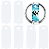 8Pcs Acrylic Heat Transfer Big Pendants FIND-SP0003-10D-1