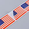 American Flag Self Adhesive Sticker Roll DIY-G025-D01-2
