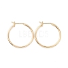 Ion Plating(IP) Brass Huggie Hoop Earrings for Women X-EJEW-A083-01G-1
