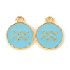 Alloy Enamel Pendants LS-ENAM-S124-01B-16J-1