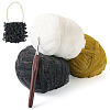 3 Skeins 3 Colors Polyester Yarn DIY-MB0002-06A-3