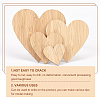 Olycraft Heart Shaped Wooden Boards for Painting AJEW-OC0001-94-4