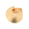 Matte Gold Alloy Adjustable Rings for Women LS-RJEW-K260-07F-3