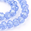 Anti-Tarnish Glass Beads Strands GR12MMY-21L-3