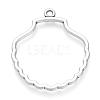 Tibetan Style Alloy Open Back Bezel Pendants TIBE-Q075-32AS-LF-1