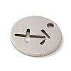 Non-Tarnish 201 Stainless Steel Charms STAS-E217-10P-12-2
