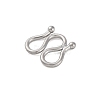 304 Stainless Steel S-Hook Clasps STAS-R157-01P-01-2