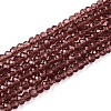 Glass Beads Strands EGLA-A044-T1mm-D13-1