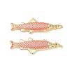 Brass Enamel Pendants KK-CBA9234-13G-02-1
