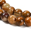 Natural Wood Lace Stone Beads Strands G-B128-A04-03-4