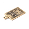 201 Stainless Steel Pendant STAS-B033-01G-06-3