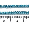 Electroplate Glass Beads Strands EGLA-R048-3mm-17-3