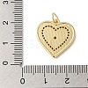 Rack Plating Brass & Cubic Zirconia Pendants KK-L216-053G-3