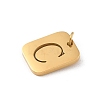 304 Stainless Steel Charms STAS-R001-01G-C-2