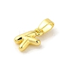 Rack Plating Brass Charms KK-C053-04G-K-2