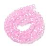 Baking Electroplate Glass Beads Strands LS-DGLA-A039-J6MM-B16-2