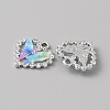 Platinum Alloy Rhinestone Pendants FIND-TAC0008-69P-08-2
