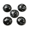 Natural Snowflake Obsidian Cabochons G-C115-02A-14-1