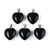 Natural Obsidian Pendants G-T143-49A-1