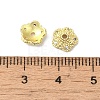 Rack Plating Brass Beads Caps KK-B088-04B-G-3