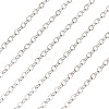 Brass Coated Iron Flat Cable Chains CH-TAC0007-02S-3