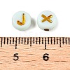 Plating Acrylic Beads PACR-T017-02A-4