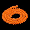 Transparent Glass Beads Strands EGLA-A034-T6mm-MD25-4