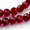 Transparent Glass Bead Strands GLAA-G013-8mm-97-3