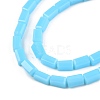 Opaque Solid Color Glass Beads Strands GLAA-N052-03-A17-3