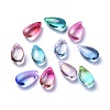 Transparent Glass Charms X-GLAA-O017-01-1
