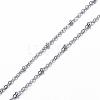 304 Stainless Steel Cable Chain Necklaces NJEW-P147-06P-2