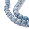 Natural Pyrite & Turquoise Beads Strands G-K317-A21-02-3