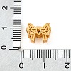 Brass Micro Pave Cubic Zirconia Beads KK-K378-36MG-02-3