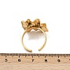 304 Stainless Steel Cuff Open Rings for Women RJEW-H255-01G-07-5