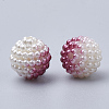 Imitation Pearl Acrylic Beads OACR-T004-10mm-09-2