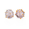 Transparent Handmade Blown Glass Globe Beads GLAA-T012-15-2