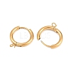 316 Stainless Steel Huggie Hoop Earring Findings EJEW-B158-01C-G-2
