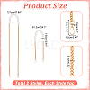 2Pcs 2 Style Plastic Imitation Pearl Beaded Bag Straps DIY-WR0002-72G-2