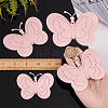 CREATCABIN 3Sets 3D Butterfly PVC Mirrors Wall Stickers DIY-CN0001-85A-3