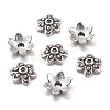 Tibetan Style Alloy Bead Caps X-LF0626Y-1
