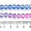 Transparent Painted Glass Beads Strands DGLA-A034-T8mm-A08-3